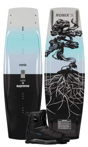 Ronix Wakeboard Package 137 Supreme Board w/ Anthem BOA Boots Black