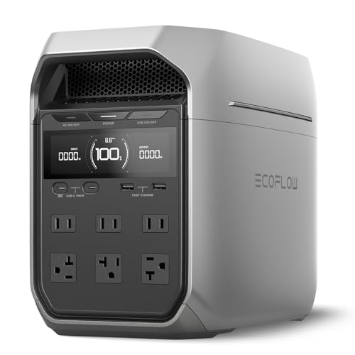 EF ECOFLOW Portable Power Station DELTA 3 Plus 1024Wh, 1800W, LFP Battery