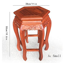 YYBOES Plant Pedestal Stand Plant Bonsai Wooden Vase Base Plant Display Stand Plant Stand Flower Pot Holder Shelf Indoor Suitable for Desktop Ornaments Pedestal Stands for Display