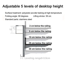 Outdoor Folding Side Table,Balcony Hanging Railing Table,Home Bar Table,Multifunctional Leisure Table,Adjustable Wall-Mounted Tables,Terrace Flower Stand Courtyard Garden Decoration Table ( 100X40Cm/