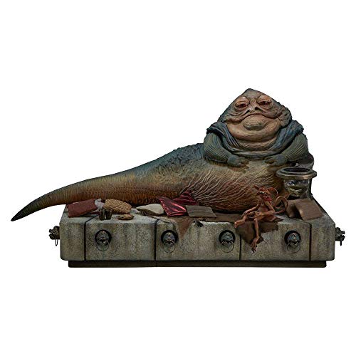 Sideshow Star Wars Jabba The Hutt Throne Deluxe 1/6 Scale Figure Olive Green
