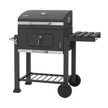 Trolley Grill Portable Charcoal Grill Garden Outdoor Camping Food Cooking Barbecue Stove Trolley with Big Wheels