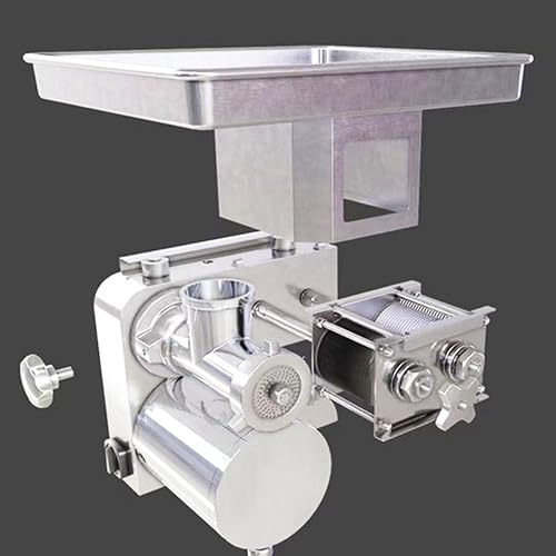 LGXEnzhuo Desktop Meat Grinder Cutting Machine Gray