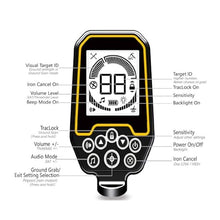 Metal Detector, Gold Prospecting Metal Detector with All-Metal Mode and Target Scanning Function for Outdoor Search for Gold, Silver, Copper