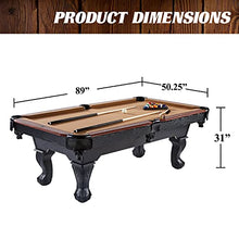 Barrington Billiards 7.5' Belmont Drop Pocket Table Tan/Dark Wood Grain