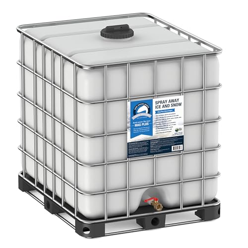 Bare Ground Winter Bare Ground Solutions Bare Ground BG-275T All Natural Anti-Snow Liquid De-Icer in Profession, 275 Gallons in Professional Skidded Tote, White