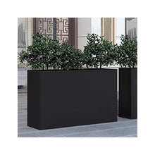 Planter Box with Bench Flower Box Outdoor Leisure Bar Mall Bed Trough Tree