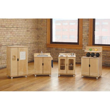 Jonti-Craft TrueModern Play Kitchen 4 Piece Set Brown