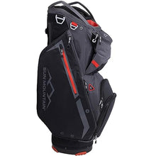 Sun Mountain 2024 Maverick Golf Cart Bag Black/Steel/Rush Red