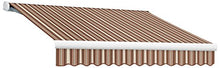 Awntech Retractable Awning Right Motor 18'W x 10'D x 10" H Brown/Terra