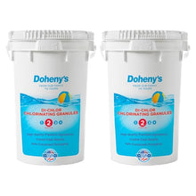 Doheny's Di-Chlor Granular Chlorine | Pro-Grade 3-in-1 Pool Sanitizer, Shock & Algaecide | Fast-Dissolving, Calcium-Free | 99.5% Sodium Dichlor, 56% Stabilized Chlorine | 100lb (2 x 50lb Buckets)
