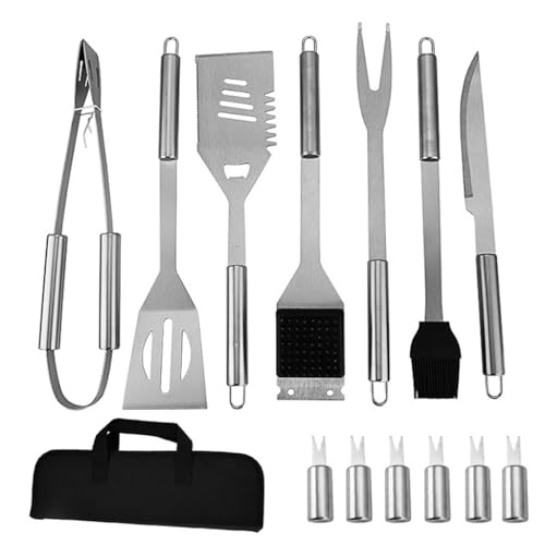 HBJWOV Stainless Steel Grill Set BBQ Combination Tool