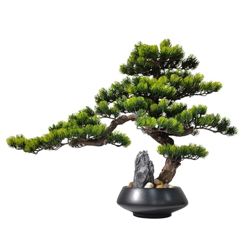 YXIANG56Q Fake Plants Artificial Bonsai Tree with Realistic Wood and Ceramic Pot, Fake Plants for Home Bedroom Office Bonsai Tree