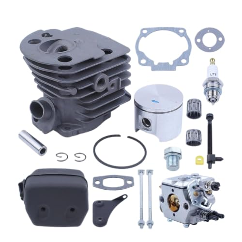 ForgeCore 46mm Cylinder Carburetor Compatible with 51 55 55 Rancher for Chainsaws Parts Motosierras