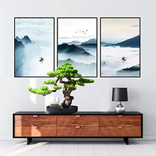 YXIANG56Q Fake Plants Simulation Welcome Pine Bonsai Ornaments Fake Tree Pine Tree Green Plants Living Room Hotel Home Entrance Decoration Soft Decoration Landscaping 18.5in Bonsai Tree(A)