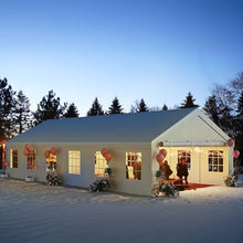 YITAHOME 20x40 ft Heavy Duty Party Tent with Removable Sidewalls White