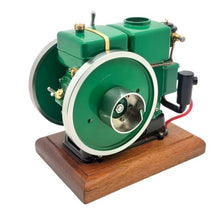 Retrol&OKMO 1/5 Scale Single-Cylinder Four-Stroke Engine with Wooden Base