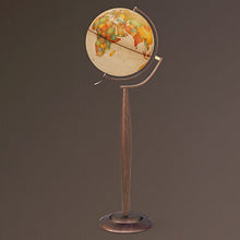 Waypoint Geographic Lyon 15" Illuminated Globe, Multi-Directional Mount, Classic Antique
