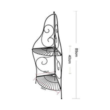 SIDUFHAOPKLL Free Installed Triangle Multifunctional Plant Stand Folding Flower Pot Holder Storage Rack Shelf(D)