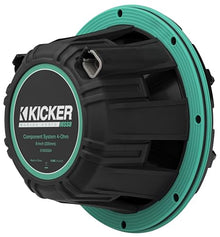 KICKER 51MSS84 MSS 8-Inch Premium Marine 4-Ohm LED Component System Pair