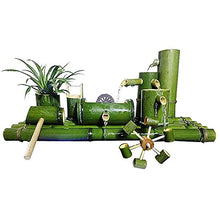 Water Features for The Garden Bird Bath Water Feature Pump Fountain Bamboo Water Device Ceramic Fish Tank Stone Circulating Fish Filter Bamboo Tube Ornaments,60Cm/23.6In