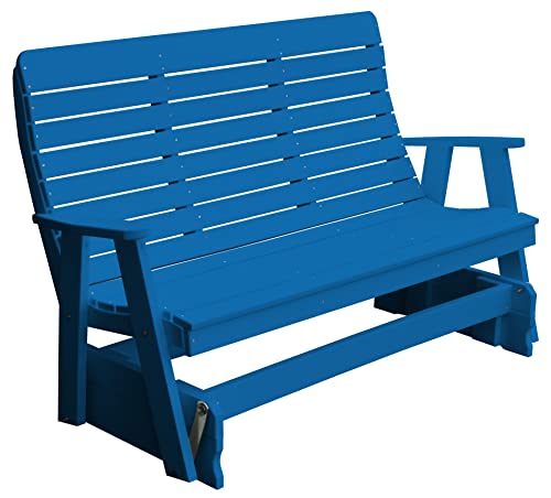 Furniture Barn USA 5' Poly Winston Glider Blue