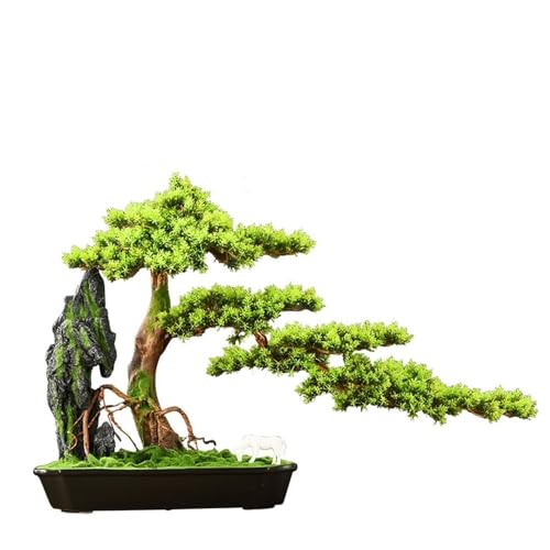 YXIANG56Q Fake Plants Artificial Bonsai Tree with Ceramic Pot Fake Plant Ornaments for Living Room Entrance TV Cabinet Bonsai Tree
