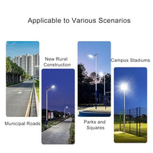 XYIANG Street Light Poles for Outdoor Lighting, Solar Lamp Post Galvanized Steel Metal Poles with Mounting Ground Cage Base, for Backyard, Street, Patio, Park, Parking Lots(4M/13Ft)