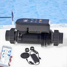 Gpxhbcb Intelligent Salt Chlorine Generator for Swimming Pools– Salt Water Pool Chlorinator, Salt Chlorine Generator with Built-in Wi-Fi & APP Control 25g/h