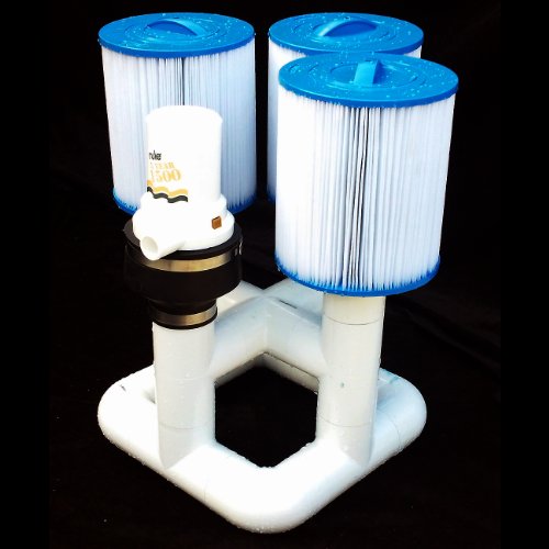 Natural Current Water Products NCSBF15K Savior Bottom Feeder Pool and Spa Pump and Filter System, 15000-Gallon