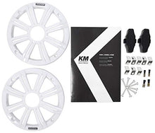 KICKER 45KM654L Marine LED Speakers Bundle with 12KMTESW Tower Enclosures, KMTAP Adapter Pack, and Rockville 16G50 Wire White