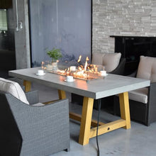 Fire Pit ELEMENTI Sonoma Dining Table, Propane Gas