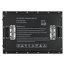 PowerStar 48V LiFePO4 Golf Cart Battery Replacement with Charger Black