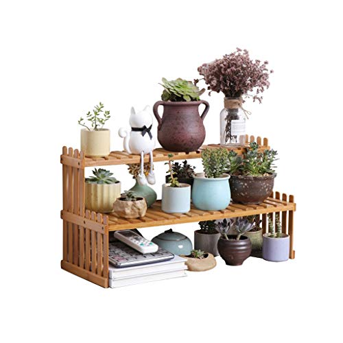 SIDUFHAOPKLL Office Desktop Storage Rack Flower Display Stand Plant Shelves Decorative Shelf for Study Living Room Organizer