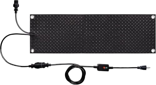 ZRUTIMI Heated Snow melt Pads for Sidewalks ， Heated Outdoor Pads for stairways - Electric Non-Slip Snow melt Pads for Winter Snow Removal - Heated Snow melt Pads for driveways(50x400cm/20x158in)