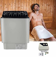 JYXYXSCP Electric Sauna Heater 3-9KW,Spa Heater Dry Sauna Stove Sauna Room Heater with External Control for Home Sauna Bath Shower 2 Working Modes (3KW)