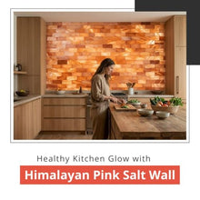 Himalayan Pink Salt Tiles 8x4x1 Pack of 30, Natural Himalayan Salt Bricks for Sauna Walls, Spa, Salt Wall Panels, DIY Home Decor