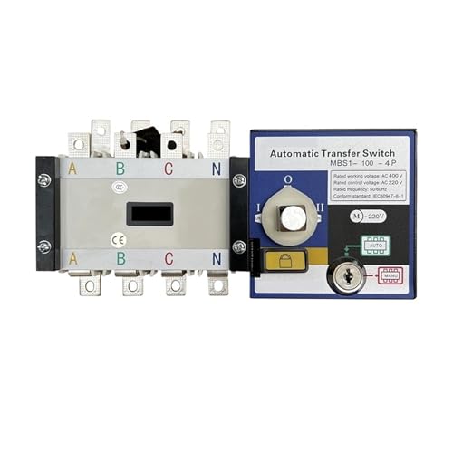MBS1-100A-4P Dual Power Supply ATS Automatic Transfer Switch