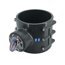 FlowVis FV-8 Flow Meter with Saddle Clamp Black