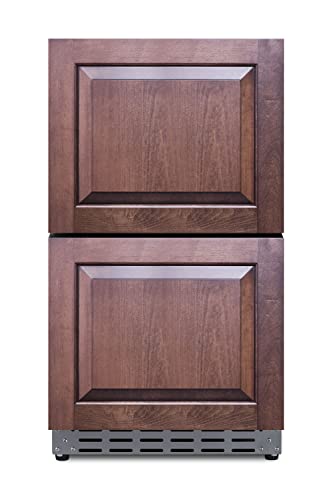Summit 18” Two Drawer Refrigerator, Stainless Steel - ADRD18PNR
