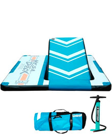 Driftsun Inflatable Floating Dock Platform with Slide 10x8ft