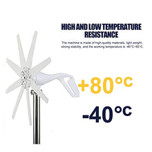 48v,2500W 12V 24V 48V Vertical Axis Windmill Generator, 3 Phase 50HZ Wind Power Generator with Controller for Marine, Home, Wind System (White)