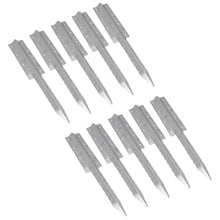 Garden Double Sleeper Straight Support Spike Stake Stainless Steel 670mm 10pc