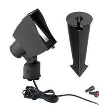 WAC Landscape Lighting, Wall Wash Light LED 12V with Adjustable Beam Angle and Integral Brightness Control 2700K in Black