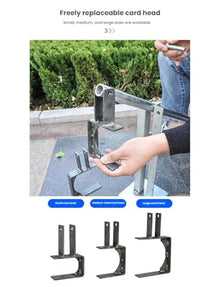 Large Size Sapling Puller, Fence Post And Tree Stump Puller With Adjustable C-Clamp Sizes 2-12 cm(L)