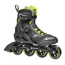 Rollerblade Macroblade 84 BOA Adult Fitness Inline Skates Black/Lime