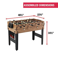 Generic 48" Indoor Combo Game Table 3 in 1 Brown