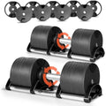 SQUATZ Adjustable Dumbbell Set Black