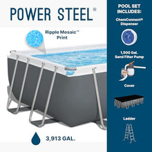 Bestway Power Steel 18’ x 9' x 48” Above Ground Pool with Sand Filter Pump