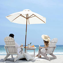 hOmeQomi Folding Adirondack Chairs Set of 4 All Weather Resistant with Cup Holder Grey